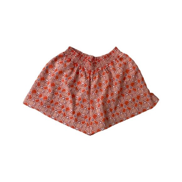 Alice + Olivia Pants - Alice + Olivia Orange Printed Shorts Size S / PAN